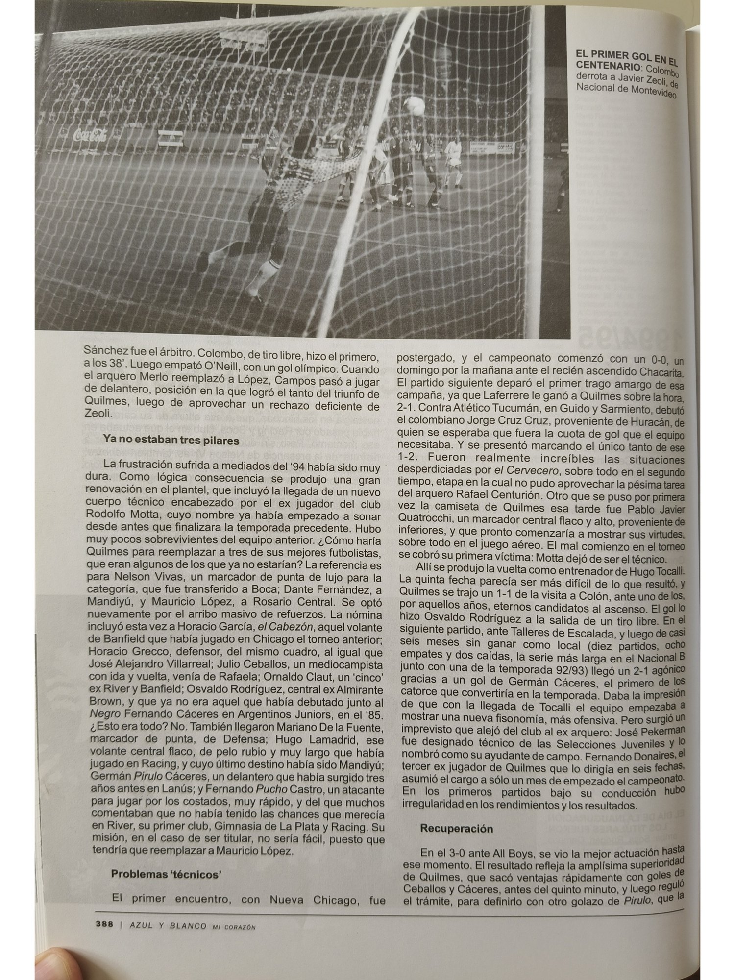 Colombo, el primer gol