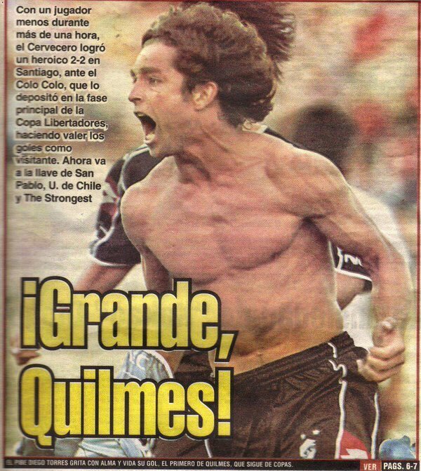 Tapa Revista Quilmes 2005