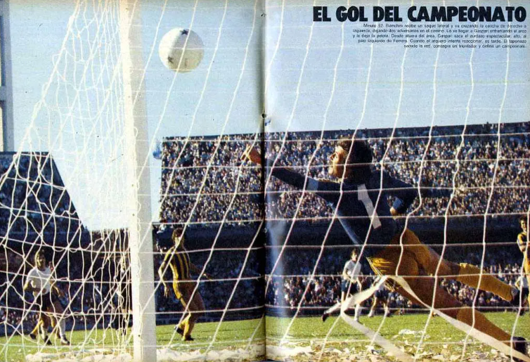 El gol del campeonato de 1978