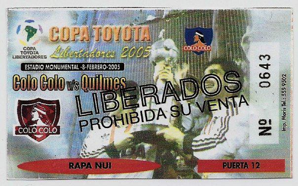 Entrada Colo-Colo vs Quilmes