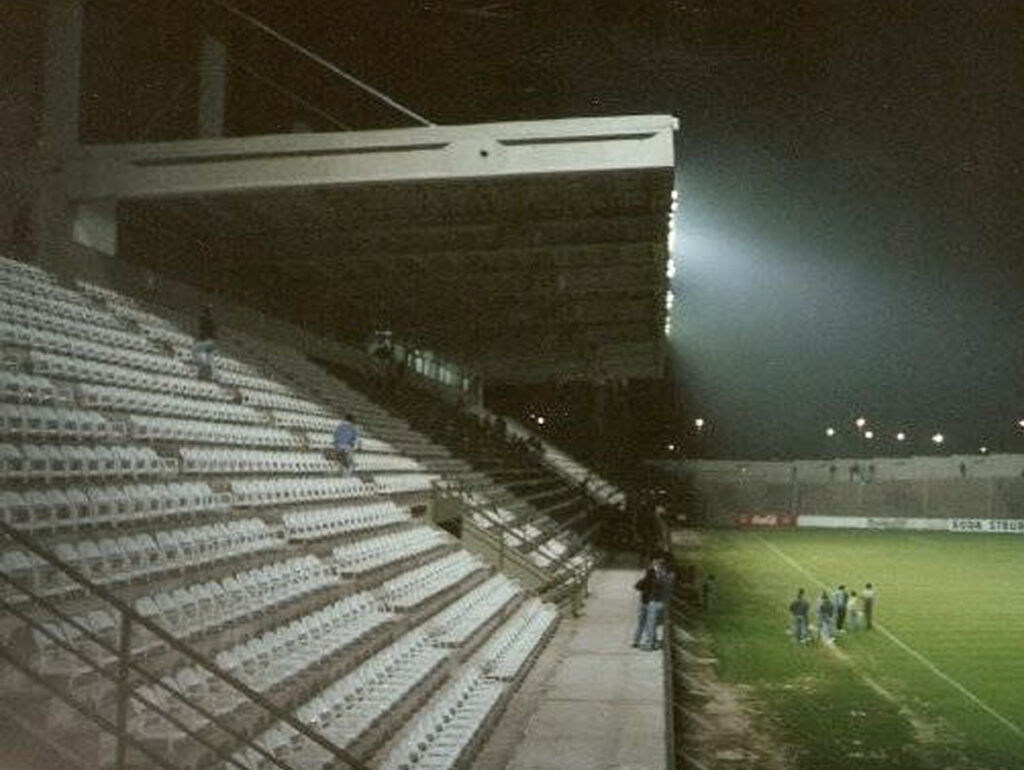 Prueba de luces del Estadio Centenario