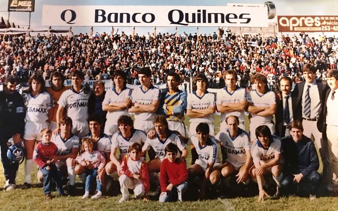 Plantel 1ra B 1986/87.