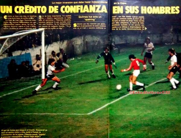 La visita a Independiente en 1979