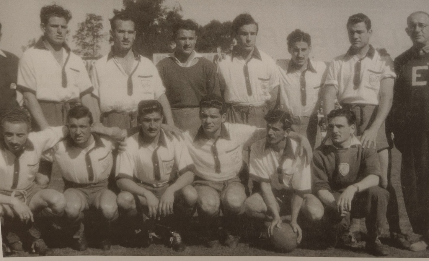 La formación campeona de 1949